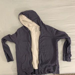 Blue GAP Zip Thermal Hoodie